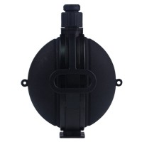 Фляжка с компасом, складная, портативная, 580 мл, черный