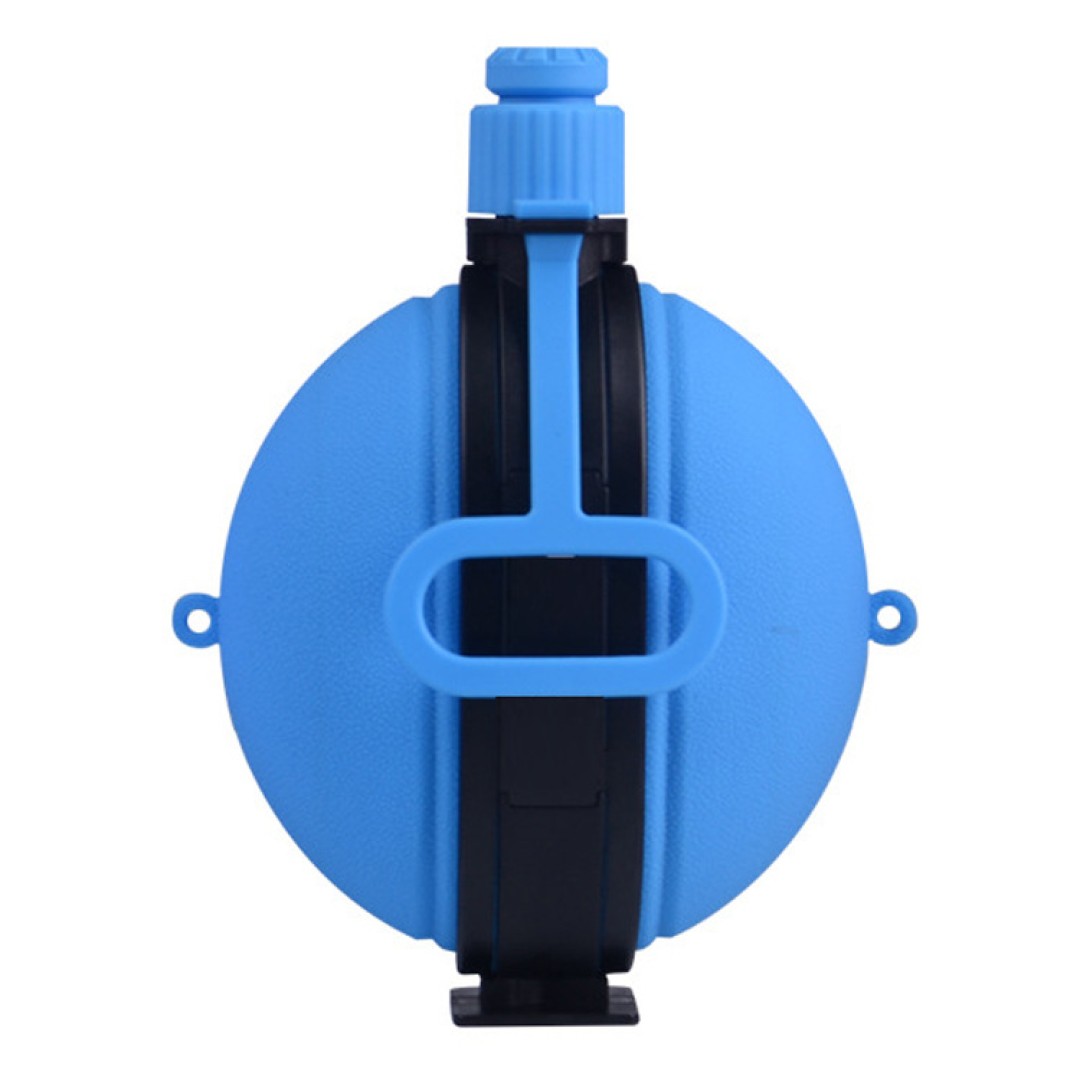 Фляжка с компасом, складная, портативная, 580 мл, синий