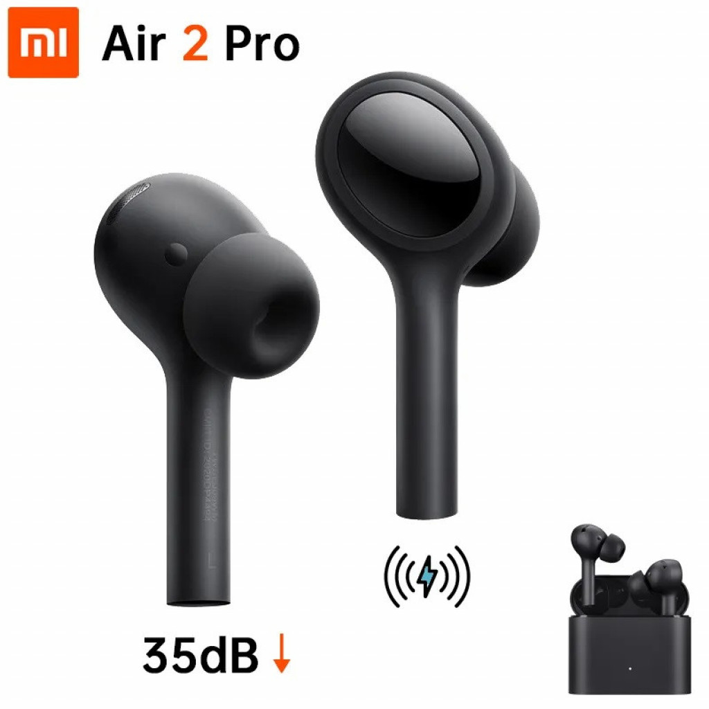 Беспроводные наушники Xiaomi Air2 Pro Mi True Wireless Earphones Black (TWSEJ09WM)