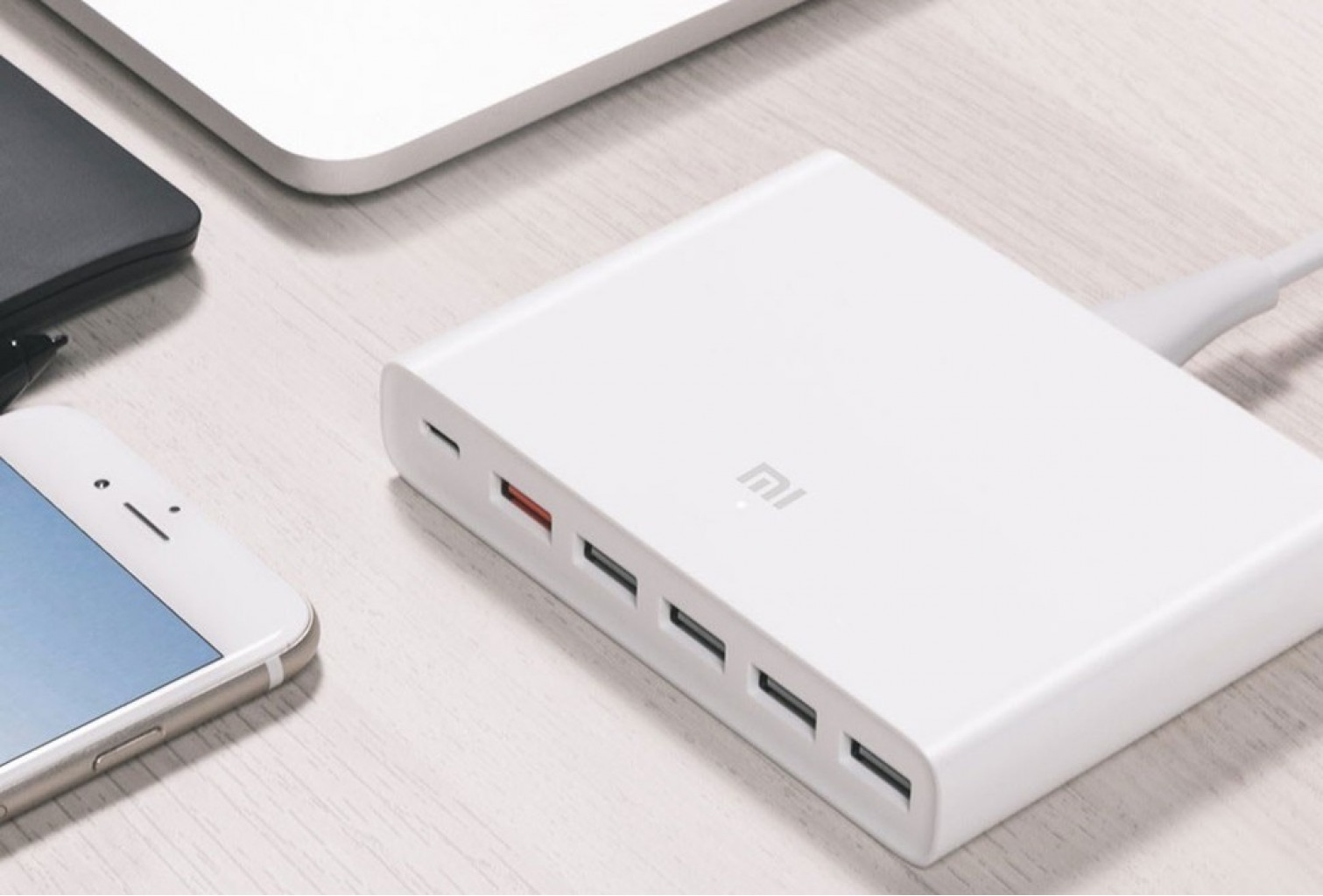 Сетевое зарядное устройство Xiaomi Mi Charger 6 USB Quick Charge 60W White (GDS4076CN)