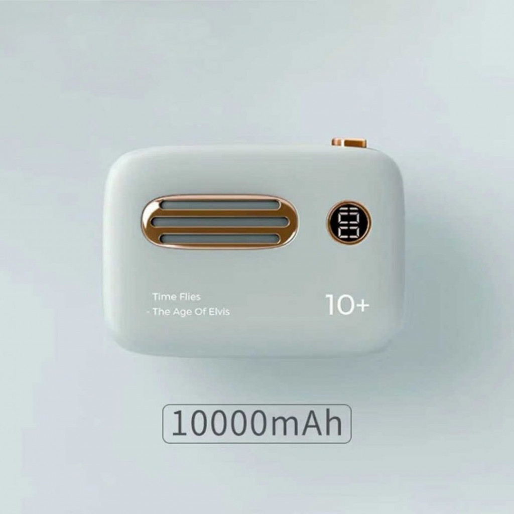 Внешний аккумулятор Xiaomi Mao-Xin Retro Mobile Power 10000mAh Blue (T-37)