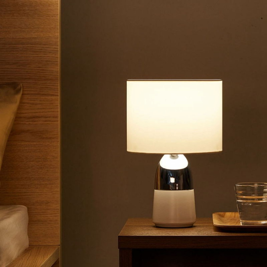 Прикроватная лампа Xiaomi Bedside Touch Table Lamp Silver (DK-00369)