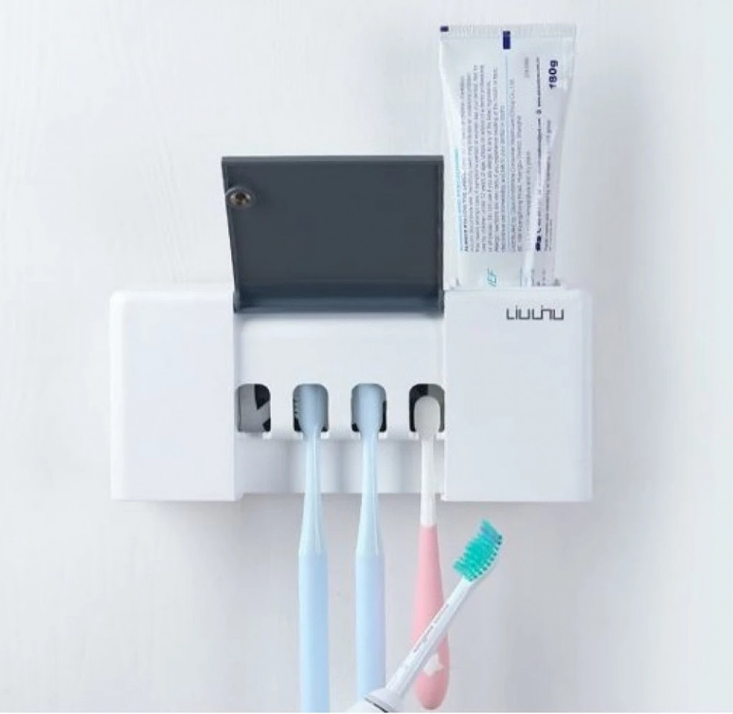 УФ Стерилизатор для зубных щеток Xiaomi Liulinu Sterilization Toothbrush Holder White (LSZWD01W)