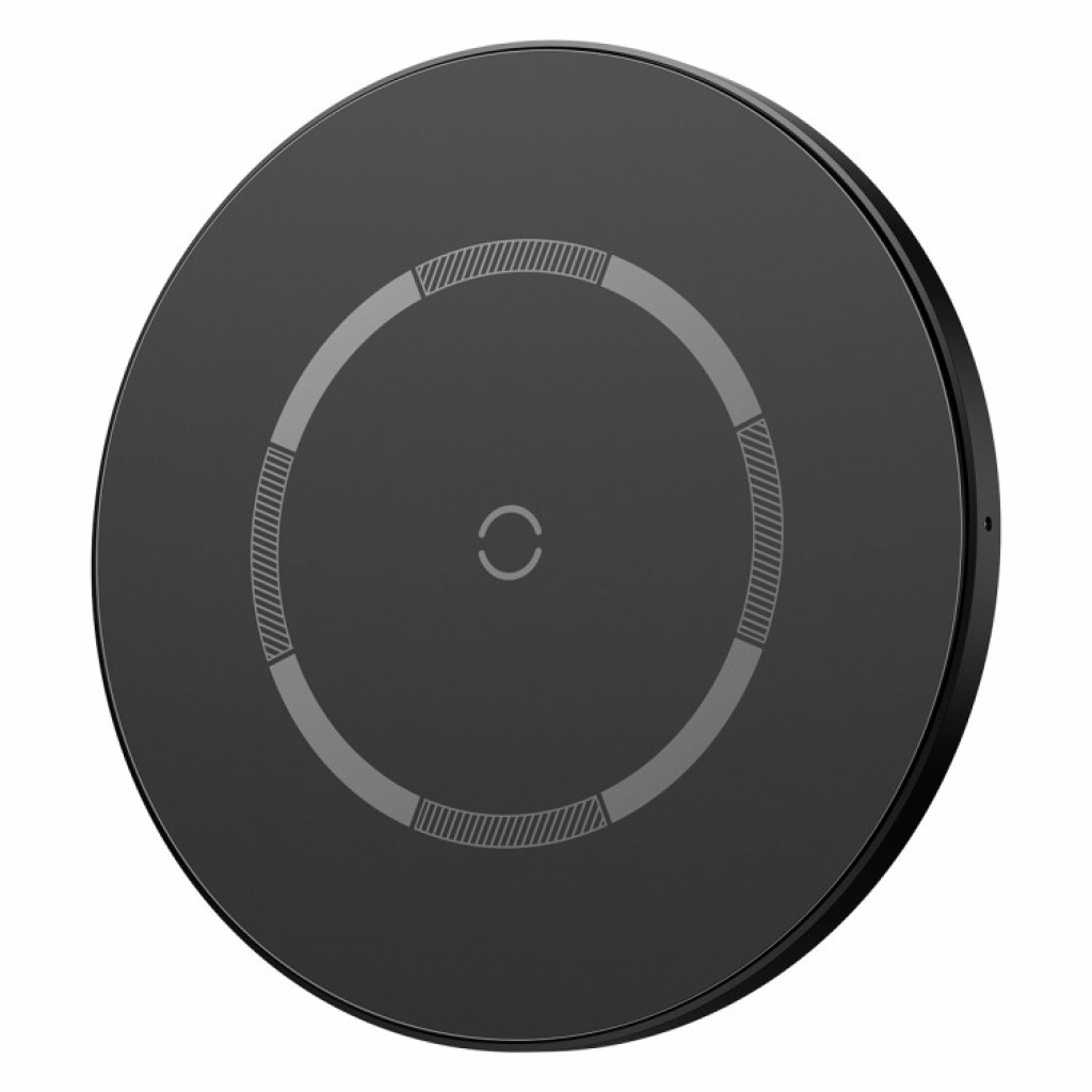 Беспроводное зарядное устройство MagSafe 15W Baseus Simple Magnetic Wireless Charger Black (WXJK-E01)