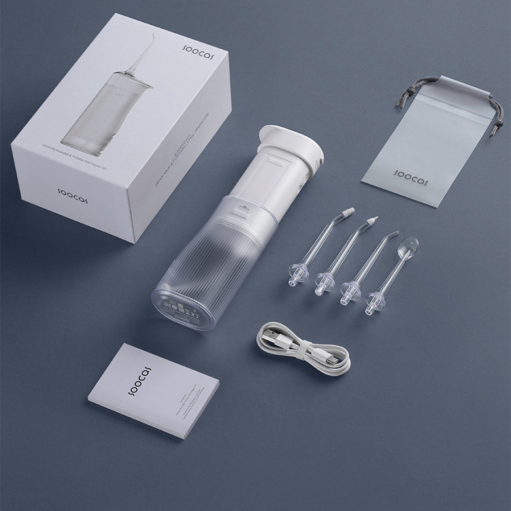 Ирригатор для полости рта Xiaomi (Mi) Soocas Portable Oral Irrigator, White (W1 White)