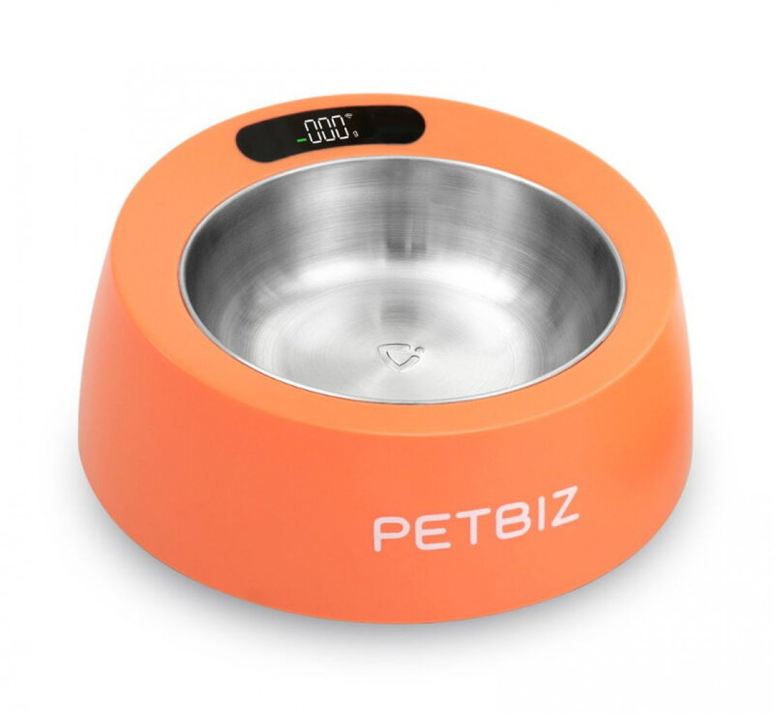 Миска-весы для животных Xiaomi Petbiz Smart Bowl Wi-Fi B01-Pro, Orange