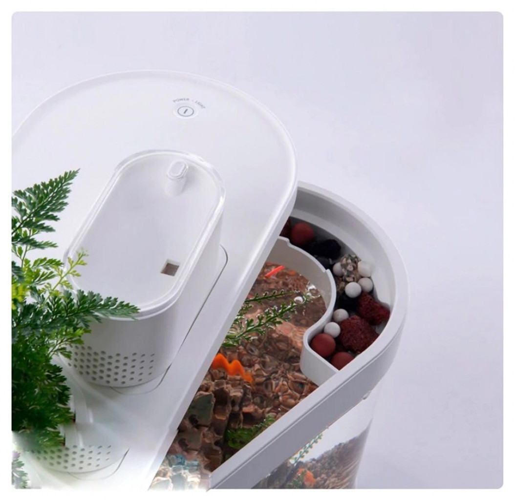 Акваферма Xiaomi Descriptive Geometry C180 Smart Fish Tank Pro White (HF-JHYG007)