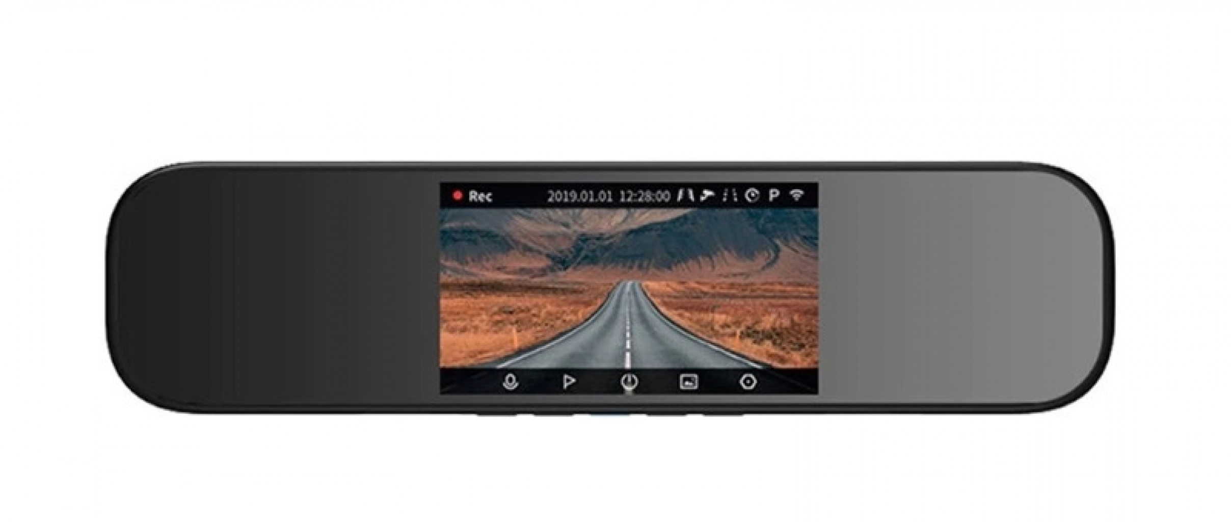 Видеорегистратор Xiaomi 70mai Rearview Mirror Dash Cam Black (Midrive D04)