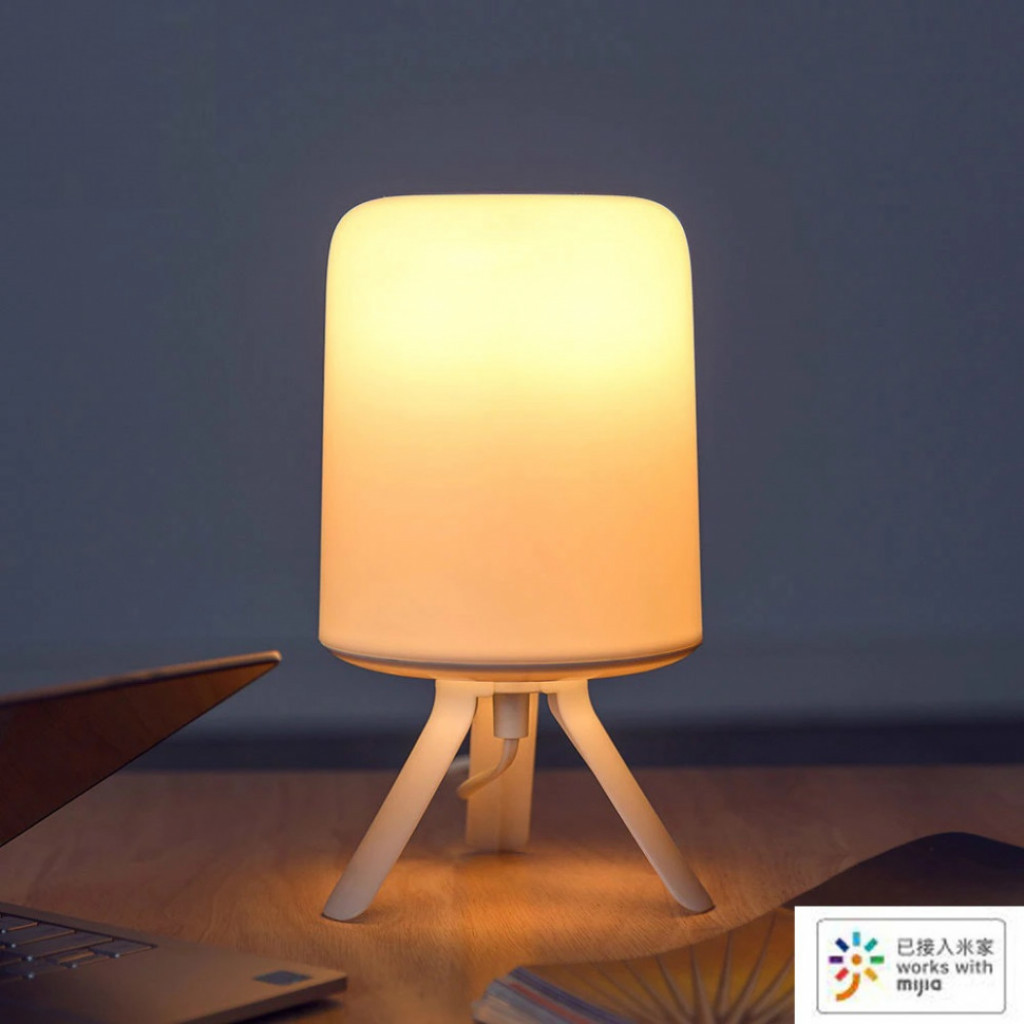 Прикроватная лампа Xiaomi Philips Zhirui Bedside Lamp Foggy + лампочка White