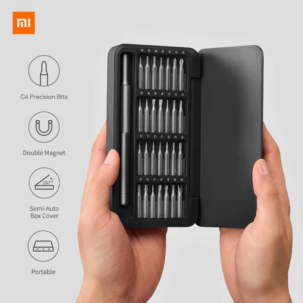 Набор отверток 28 в 1 Xiaomi Hoto Electric Gray (QWLSD009)