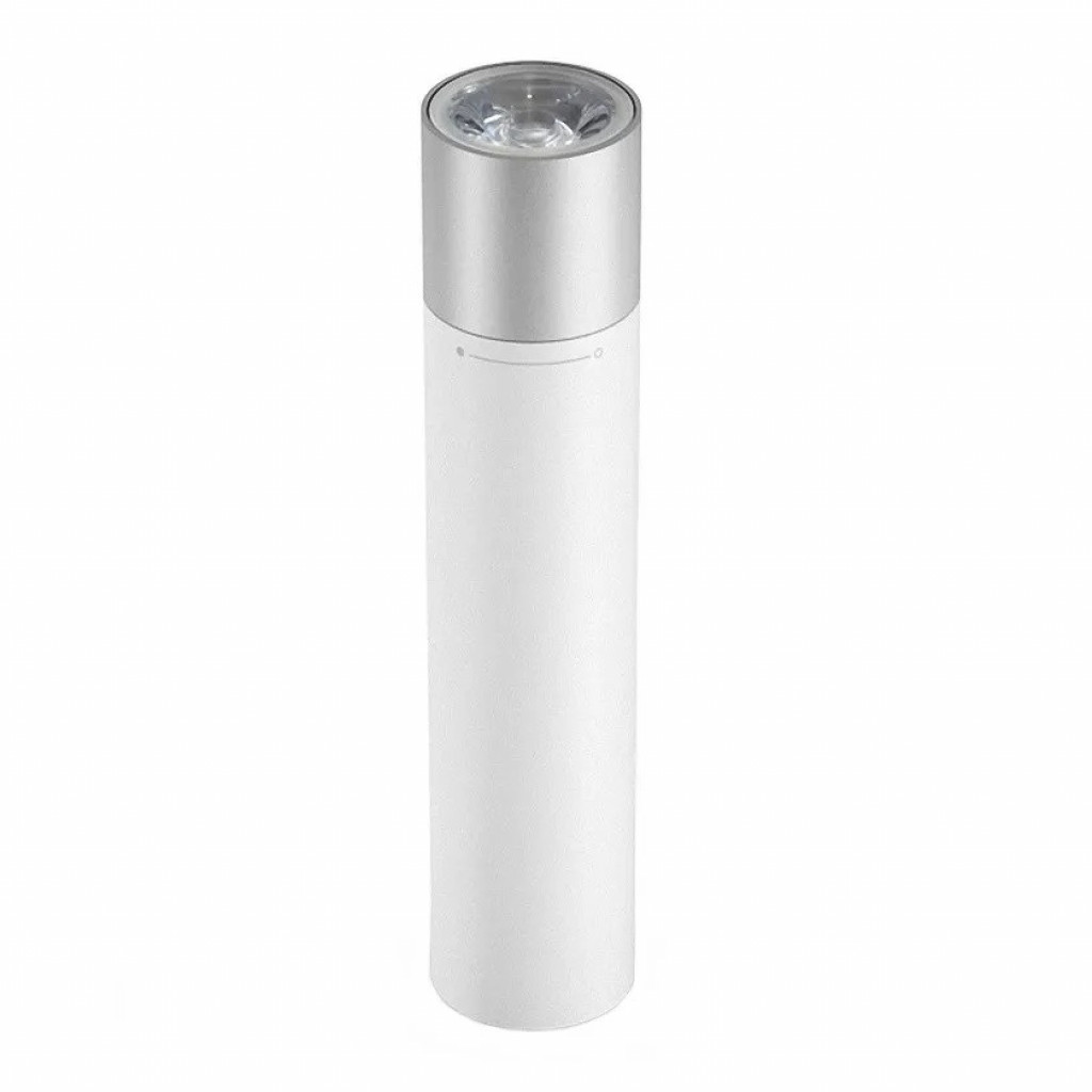 Портативный фонарик Xiaomi Portable Electric Torch с поддержкой Powerbank White (LPB01ZM)