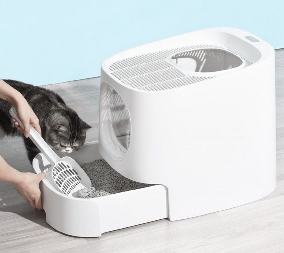 Лоток для кошек Xiaomi Homerun Cat Litter Box Smart Deodorant Version White (CLB10CB)