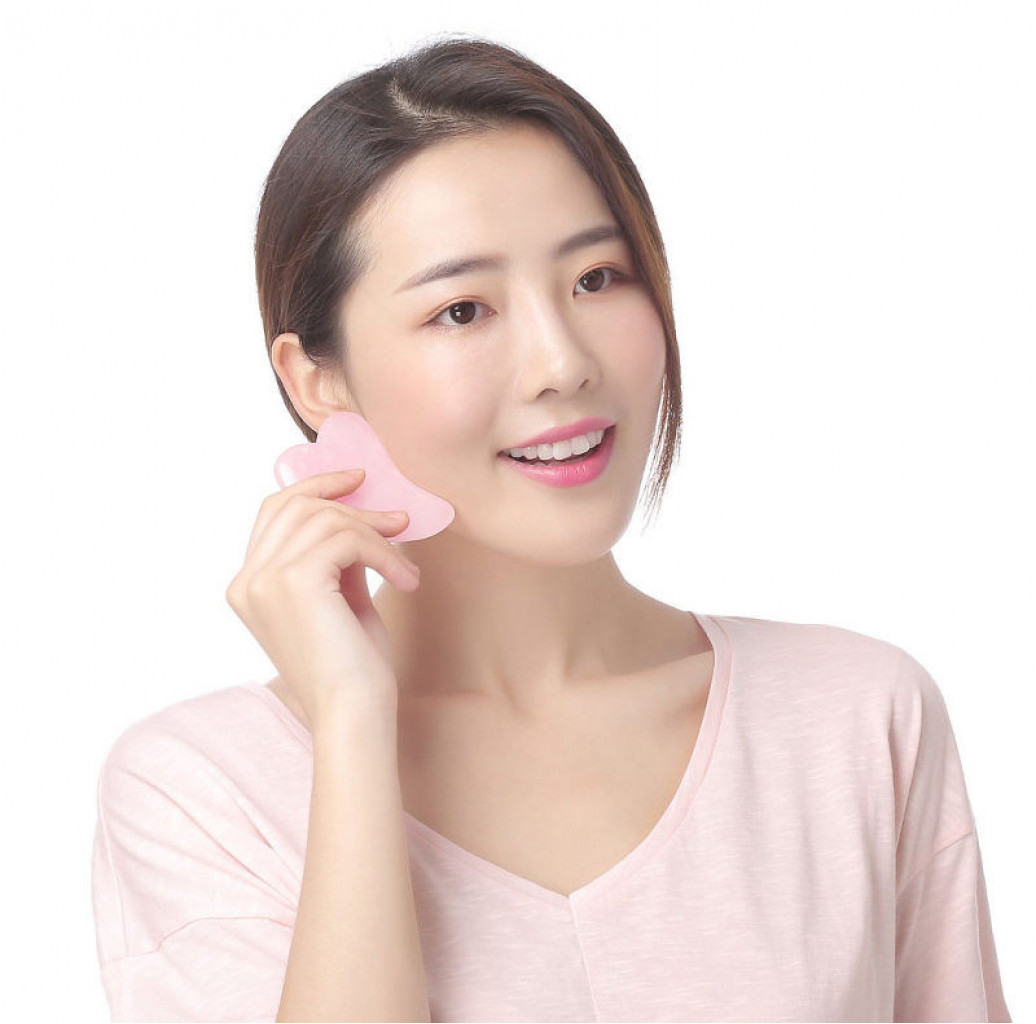 Массажер для лица Xiaomi Xin Zhi Powder Crystal Facial Lifting Plastic Pink