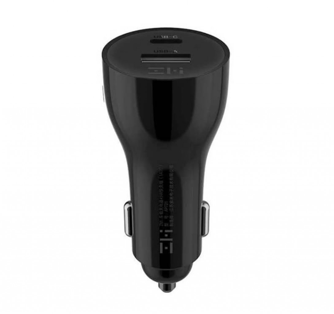 Автомобильное зарядное устройство Xiaomi ZMi Car Charger 1A 1C 45W Black (AP721)