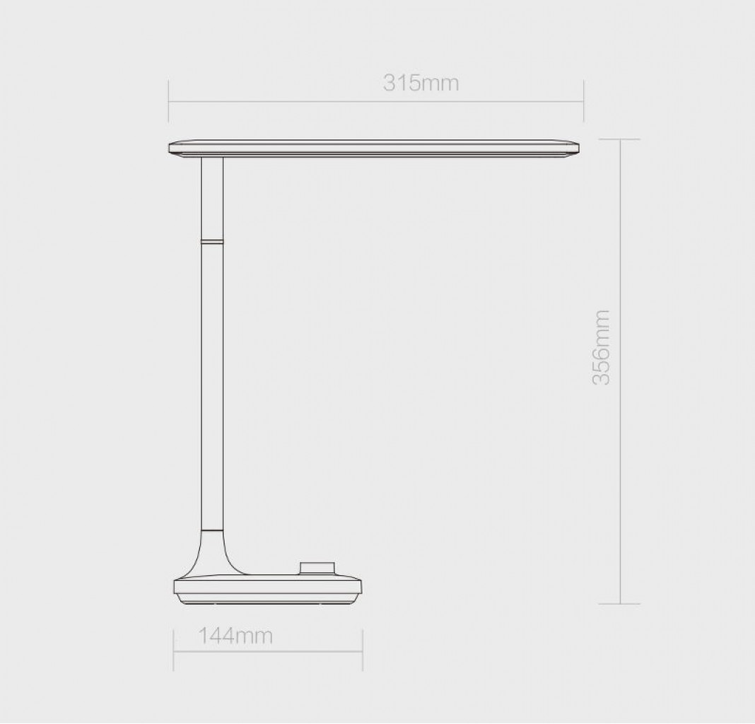 Настольная лампа Xiaomi OPPLE LED Charging Desk Lamp White