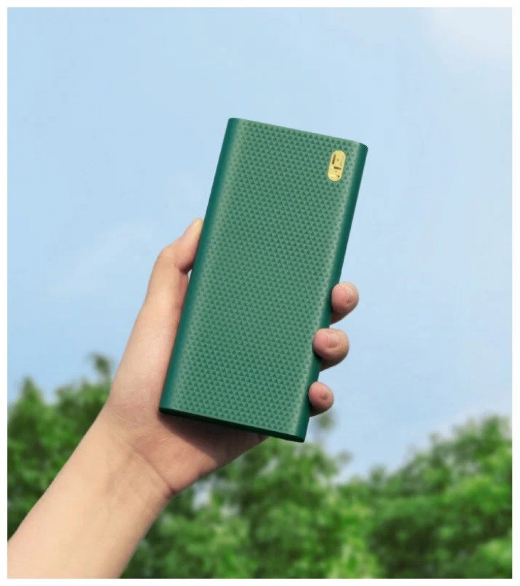 Беспроводной внешний аккумулятор Xiaomi ZMI 10000 mAh Wireless Charging Dark green (WPB01)