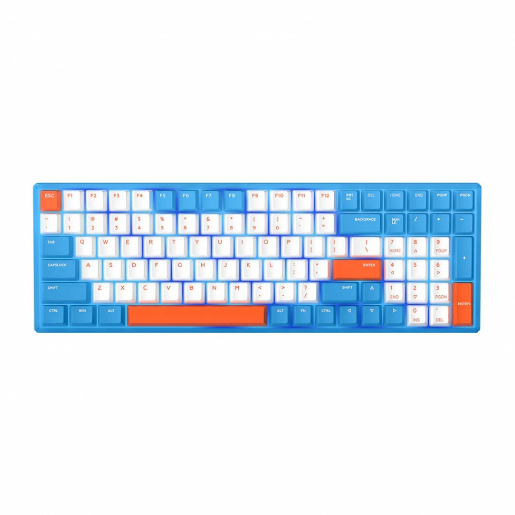 Беспроводная механическая клавиатура Xiaomi Iqunix Mechanical F96 Keyboard, Purple