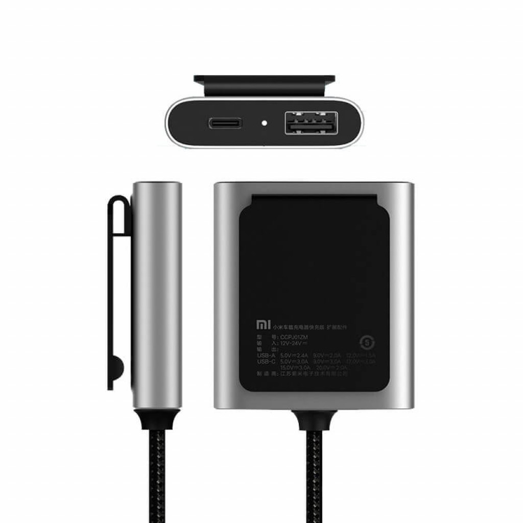 Автомобильное зарядное устройство Xiaomi Car Charger QC 3.0 USB-A + USB-C