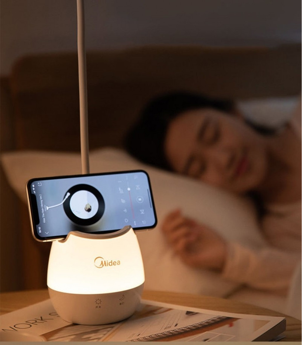 Настольная лампа с подставкой Xiaomi Midea Pen Holder Table Lamp White