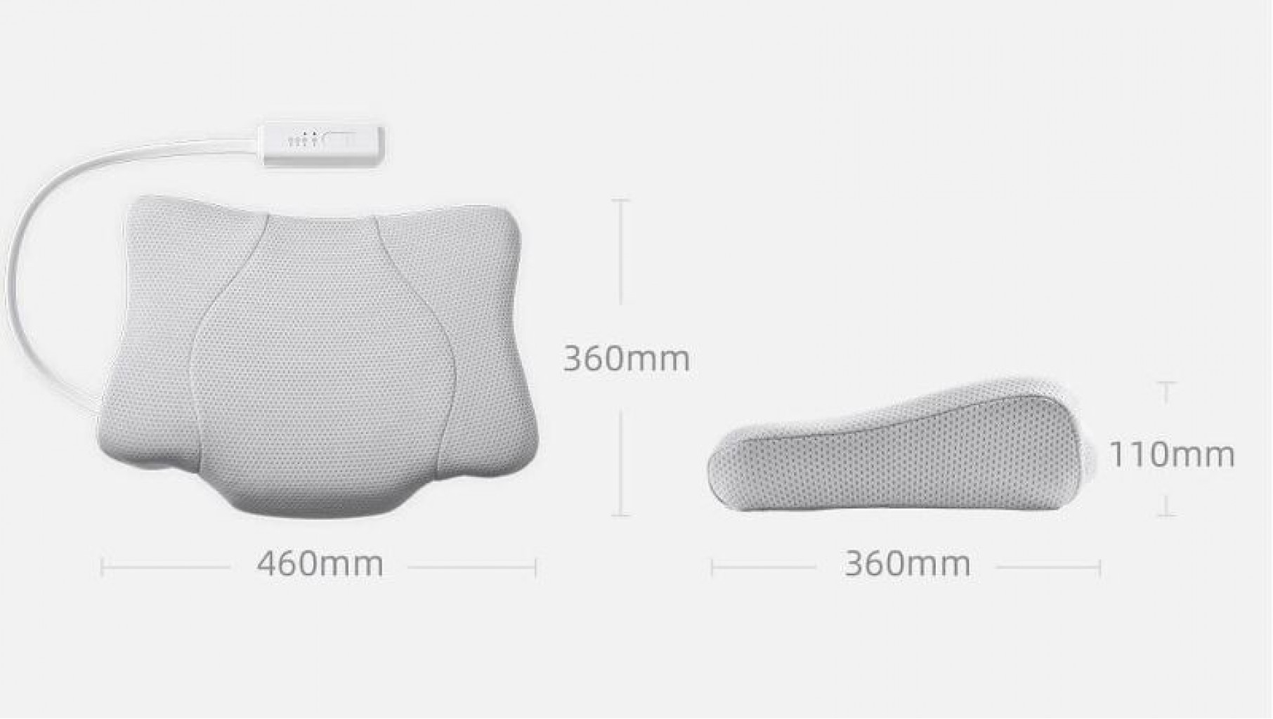 Массажная подушка Xiaomi Leravan Smart Sleep Traction Pillow Light grey (LJ-PL001)