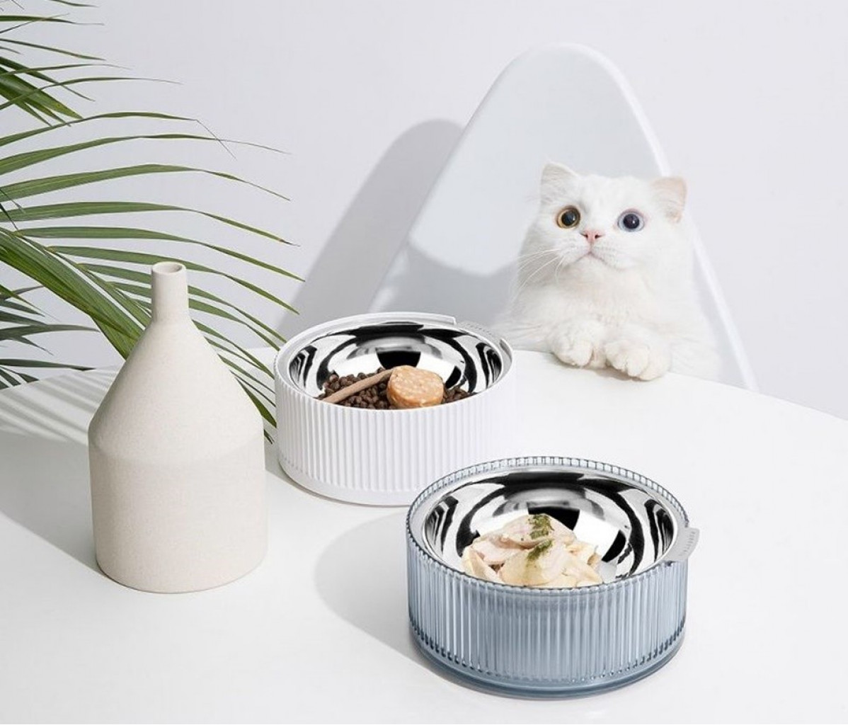 Миска для домашних животных Xiaomi Furrytail BoBowl Pet Steel Food Bowl Blue