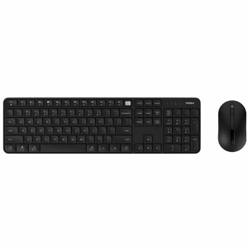 Беспроводная клавиатура и мышь Xiaomi MIIIW Wireless Set Black (MWWC01)