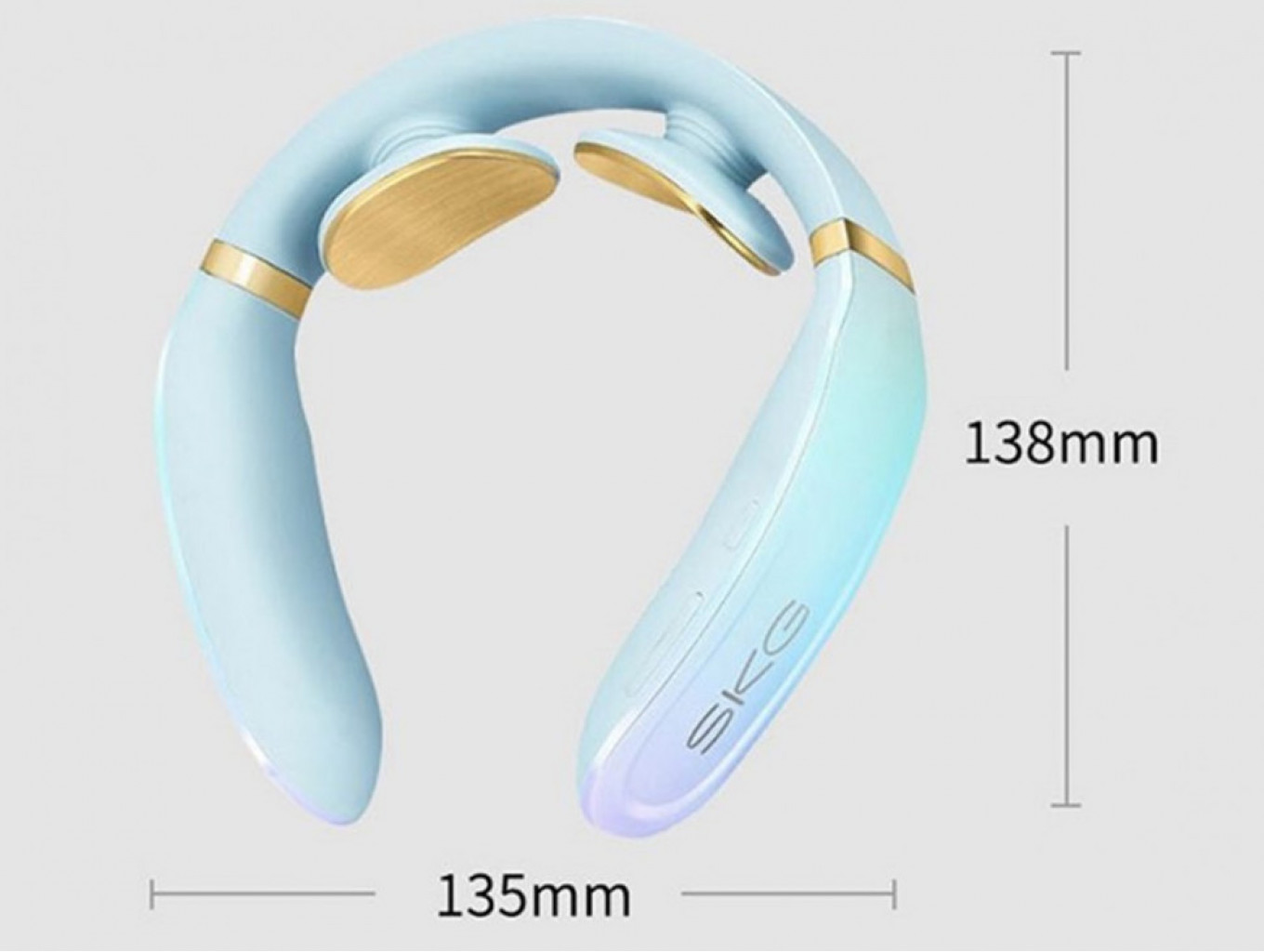 Массажер для шеи Xiaomi SKG Smart Neck Protector Massager Llight Blue (K6)