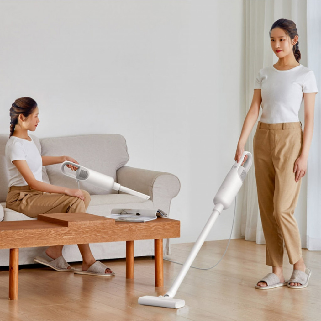 Вертикальный пылесос Xiaomi Mijia Vacuum Cleaner White (MJXCQ01DY)