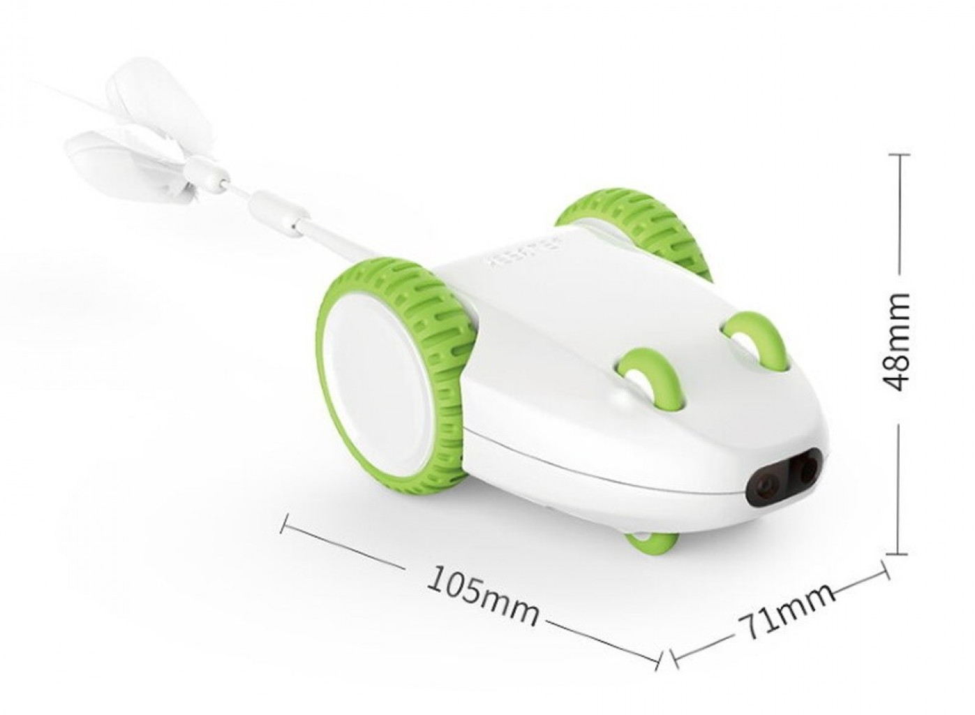 Игрушка для кошек Xiaomi Petgeek Crazy Mouse Toy White