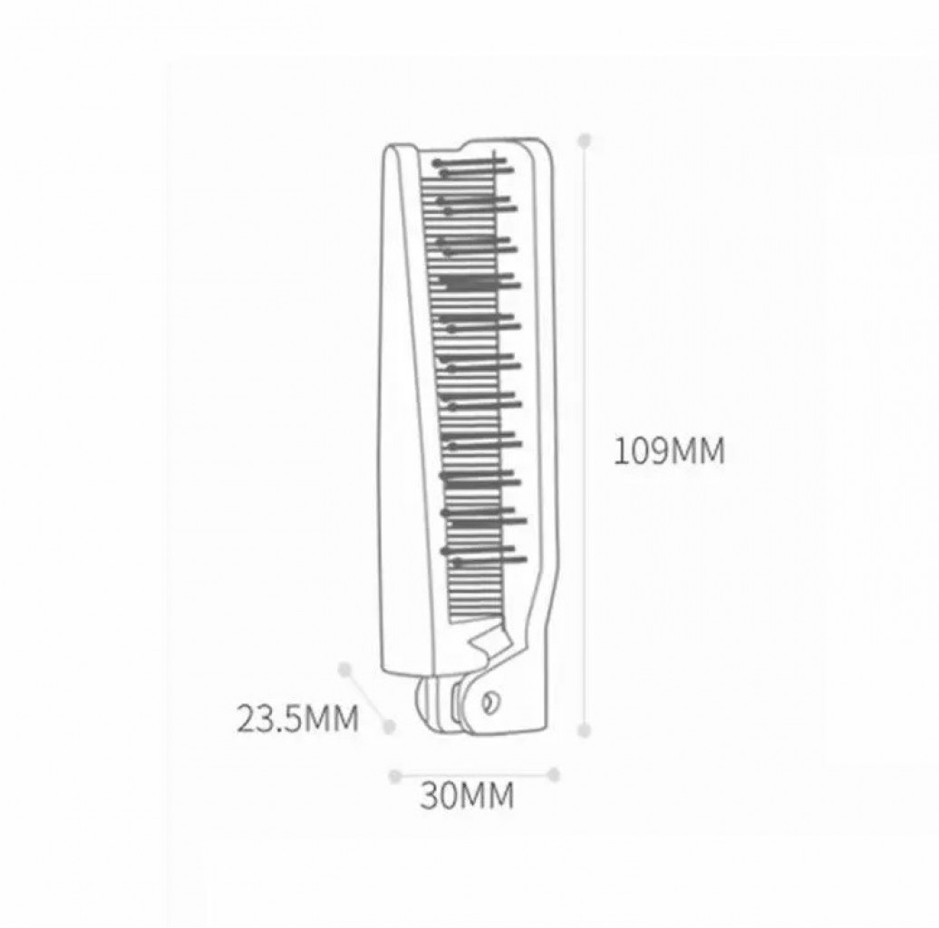 Расческа для волос Xiaomi Jordan&Judy Folding Dual-Purpose Comb, Blue (PT006)