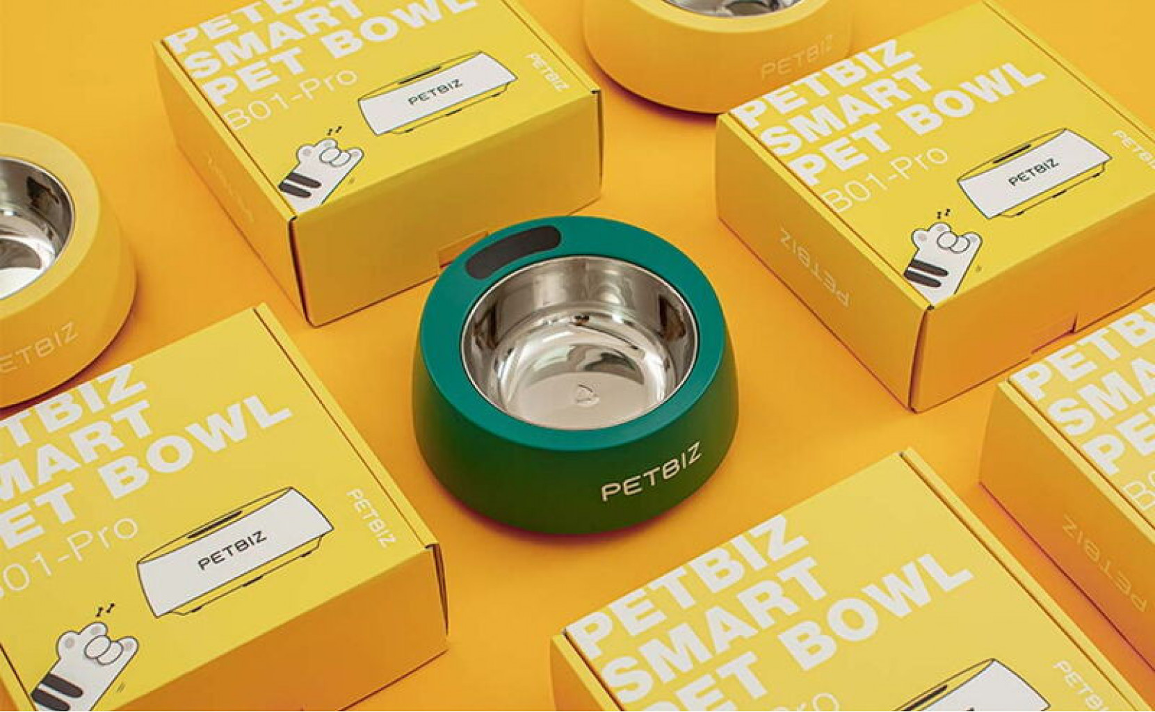 Миска-весы для животных Xiaomi Petbiz Smart Bowl Wi-Fi B01-Pro, Orange