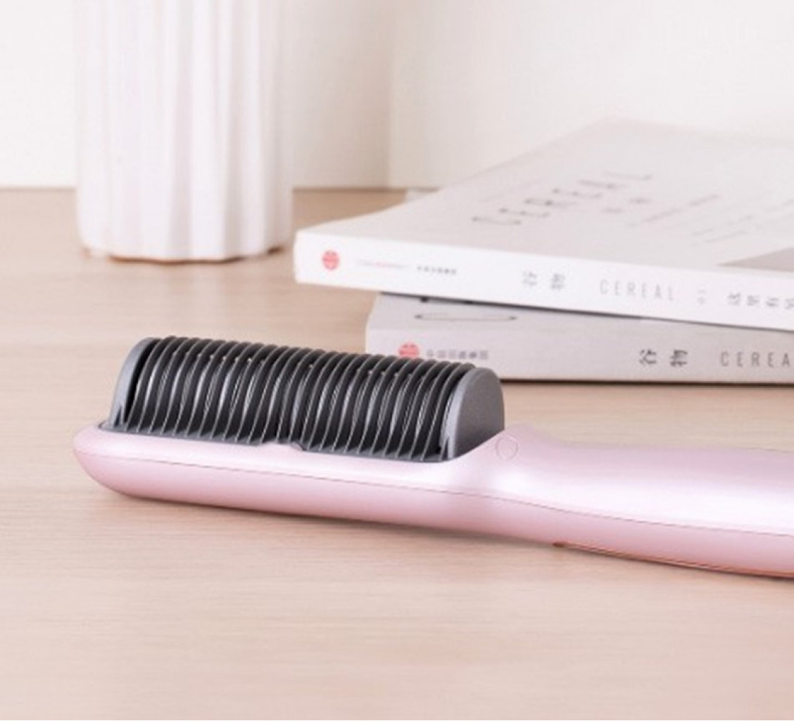 Выпрямитель для волос Xiaomi Yueli Straight Hair Comb Pink (HS-528P)