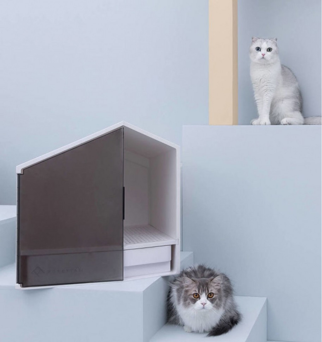 Домик и туалет для кошки Xiaomi Furrytail Litter Box White (CLB10CB)