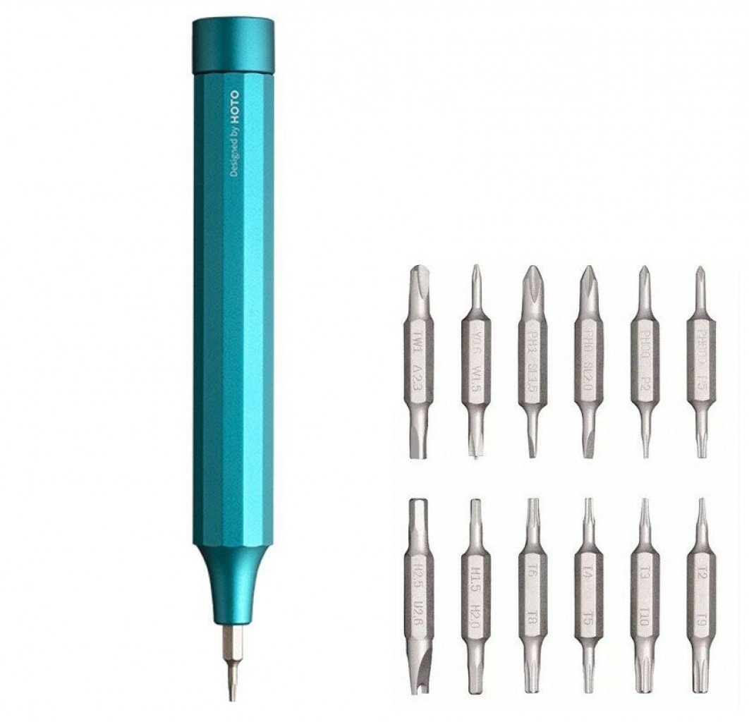 Отвертка Xiaomi Hoto Precision Screwdriver Kit 24 in 1, Green (QWLSD004)