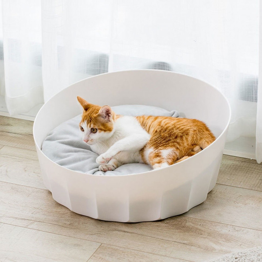 Лежанка для домашних животных Xiaomi Jordan&Judy Round Pet Nest White (PE010)