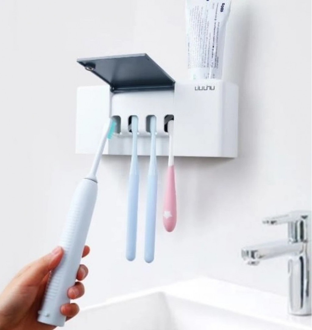 УФ Стерилизатор для зубных щеток Xiaomi Liulinu Sterilization Toothbrush Holder White (LSZWD01W)