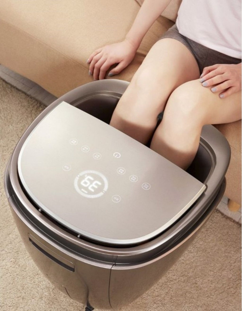 Гидромассажер для ног Xiaomi Hith Intelligent Foot Bath Robot Grey (S1)