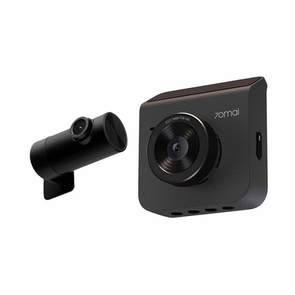 Видеорегистратор Xiaomi (Mi) 70Mai Dash Cam A400-1 + камера заднего вида RC09, Gray (A400-1+RC09)