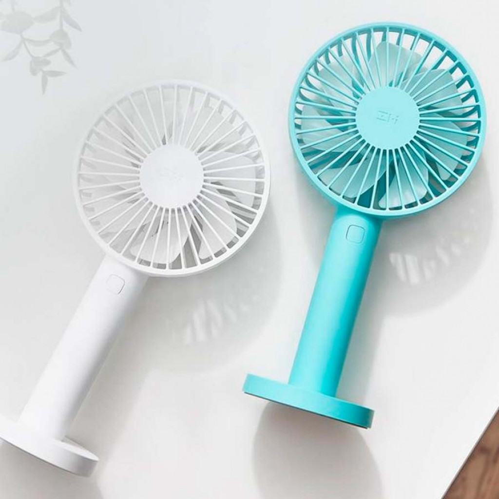 Портативный вентилятор 2 в 1 Xiaomi ZMI Handheld Electric Fan 2600 mAh 3 Speed, Blue (AF213)