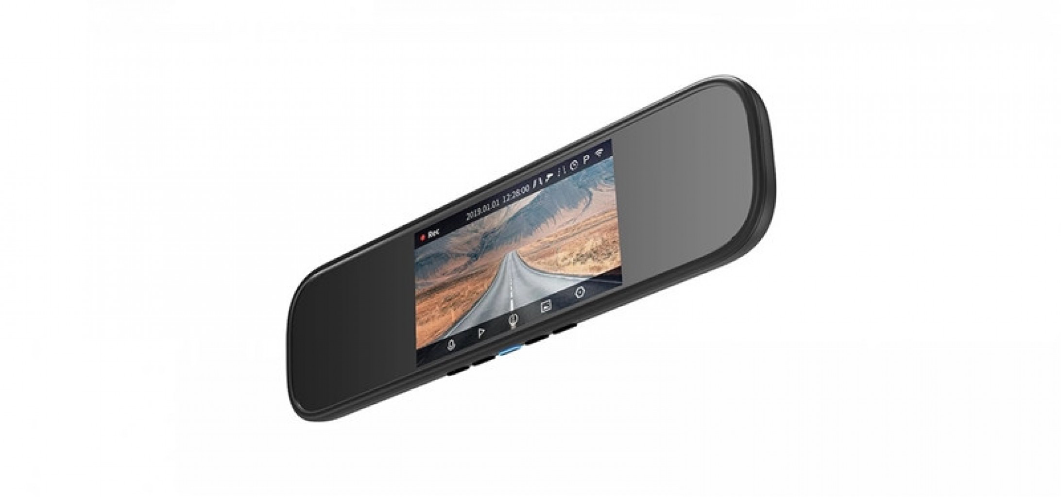 Видеорегистратор Xiaomi 70mai Rearview Mirror Dash Cam Black (Midrive D04)