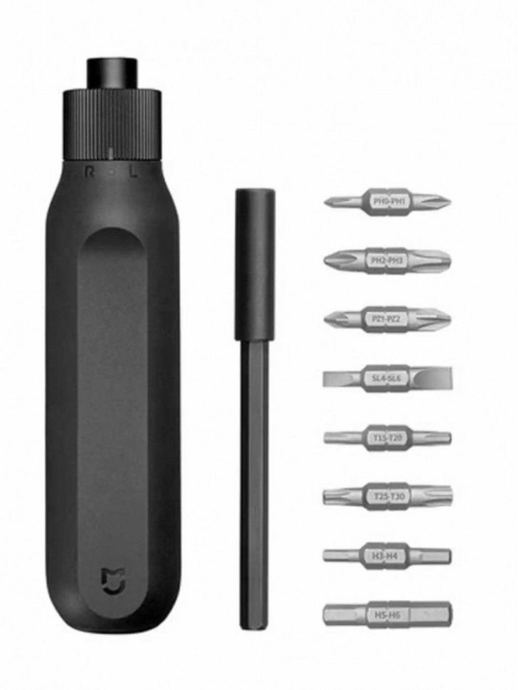 Реверсивная отвёртка Xiaomi Mijia 16 in 1 Ratchet Screwdriver Black (MJJLLSD002QW)