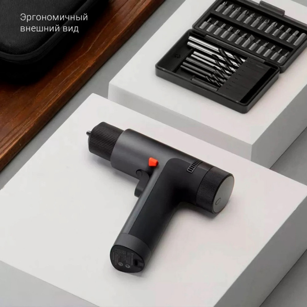 Аккумуляторная дрель-шуруповерт Xiaomi Mijia Brushless Smart Household Electric Drill Black (MJWSZNJYDZ001QW)