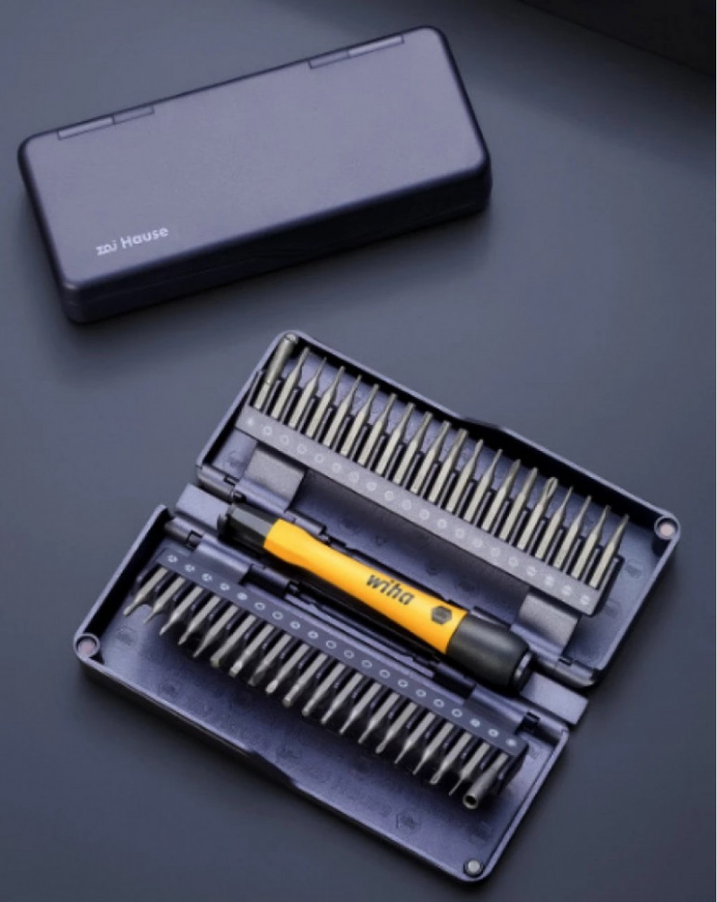 Антистатическая отвёртка Xiaomi Wiha Zai Hause Anti-Static 40 in 1 Finishing Screwdriver Set Gray (Z6901C4)