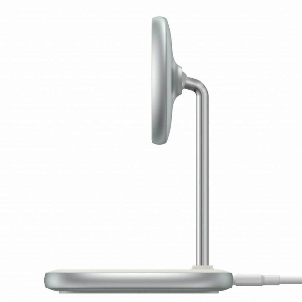 Беспроводное зарядное устройство Baseus Swan Magnetic Desktop Bracket Wireless Charger, White ( (WXSW-02))