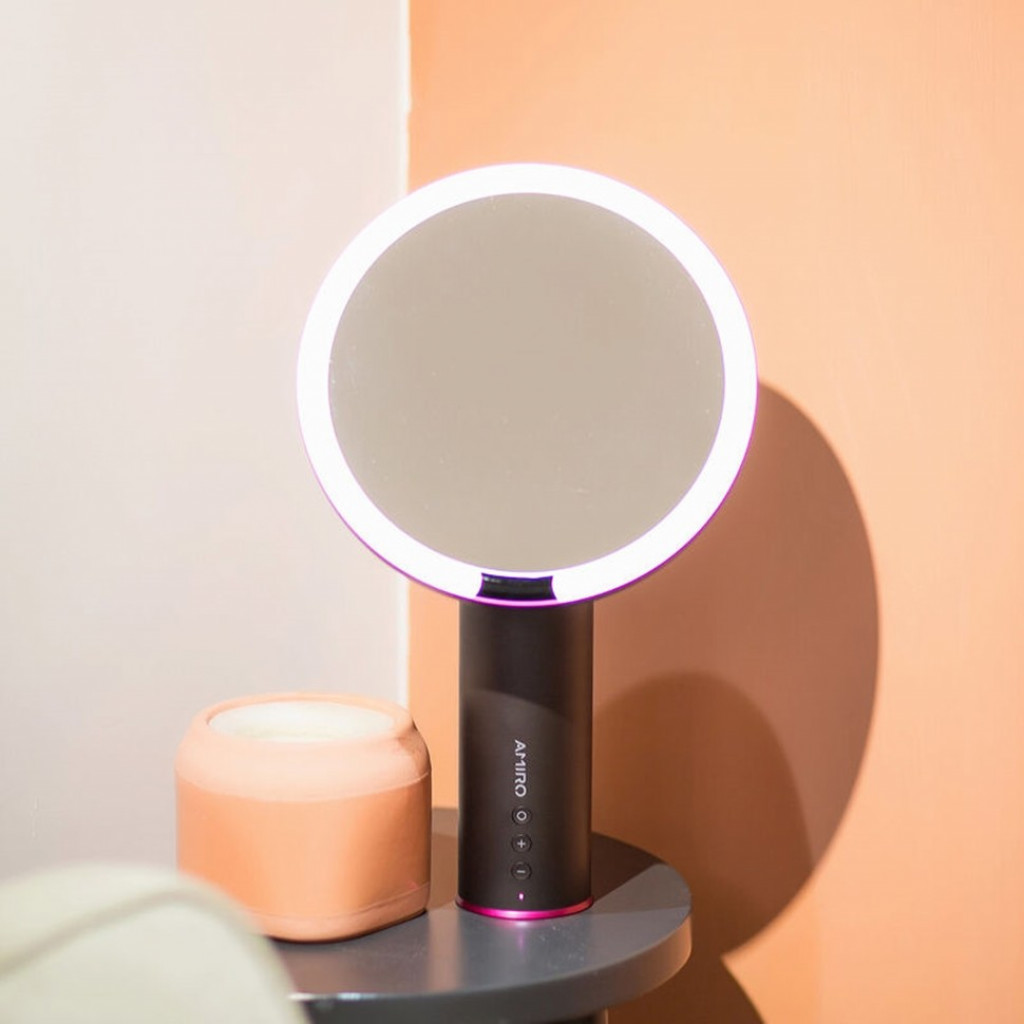 Зеркало для макияжа Xiaomi Amiro O Series Makeup Mirror Black (AML005)