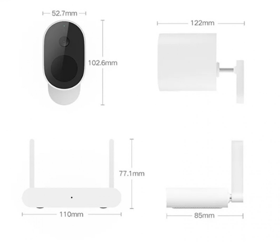 IP камера Xiaomi Mi Wireless Outdoor Security Camera 1080p White (MWC10)