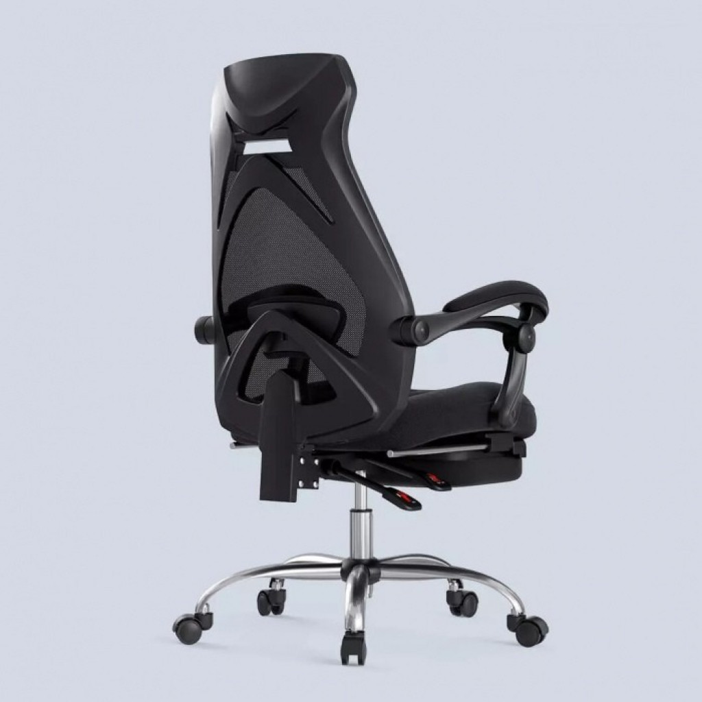 Компьютерное кресло с подставкой для ног Xiaomi HBADA Cloud Shield Ergonomic Chair Black