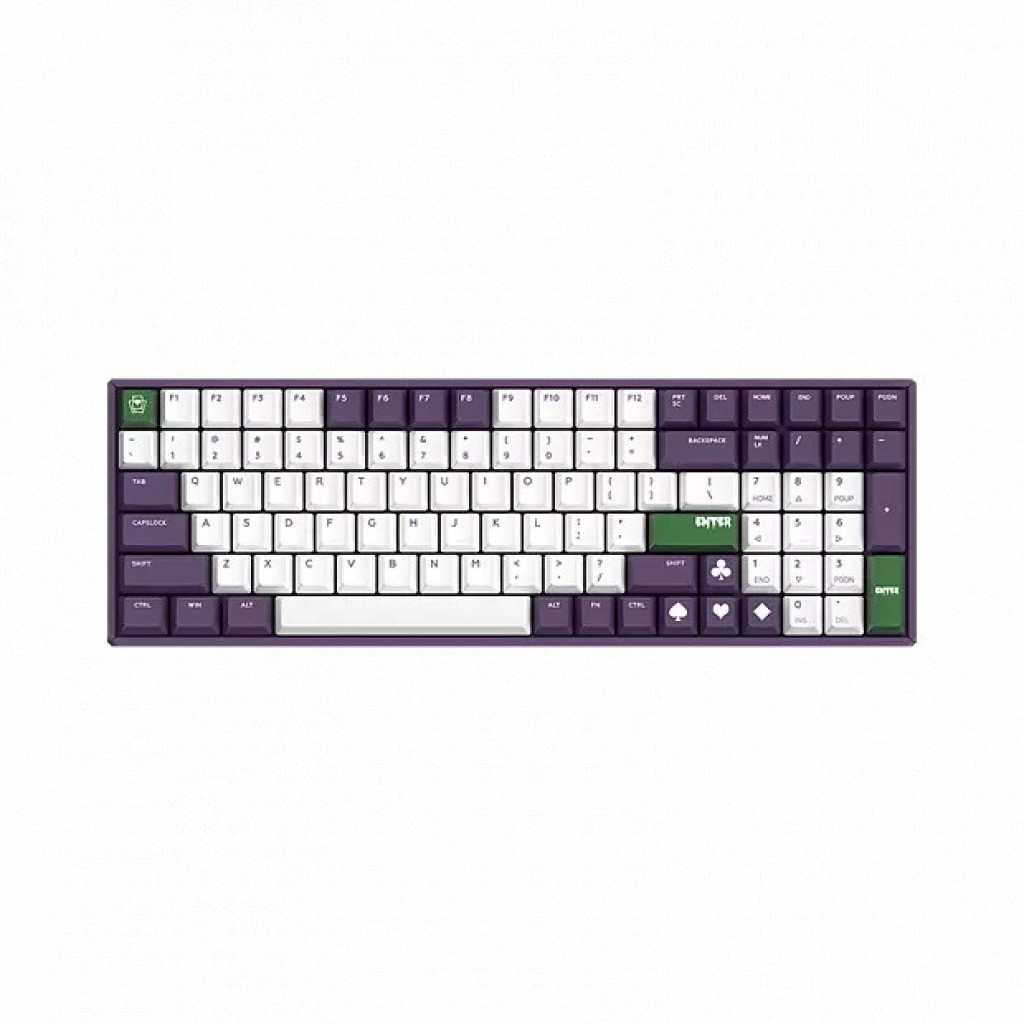 Беспроводная механическая клавиатура Xiaomi Iqunix Mechanical F96 Keyboard, Purple