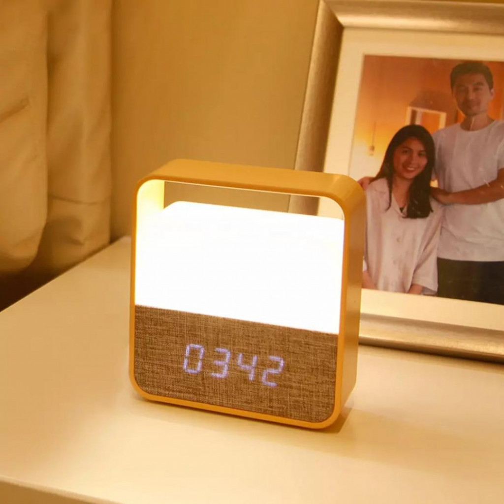 Будильник с ночником Xiaomi Midea Clock Alarm Night Light Elegant, White