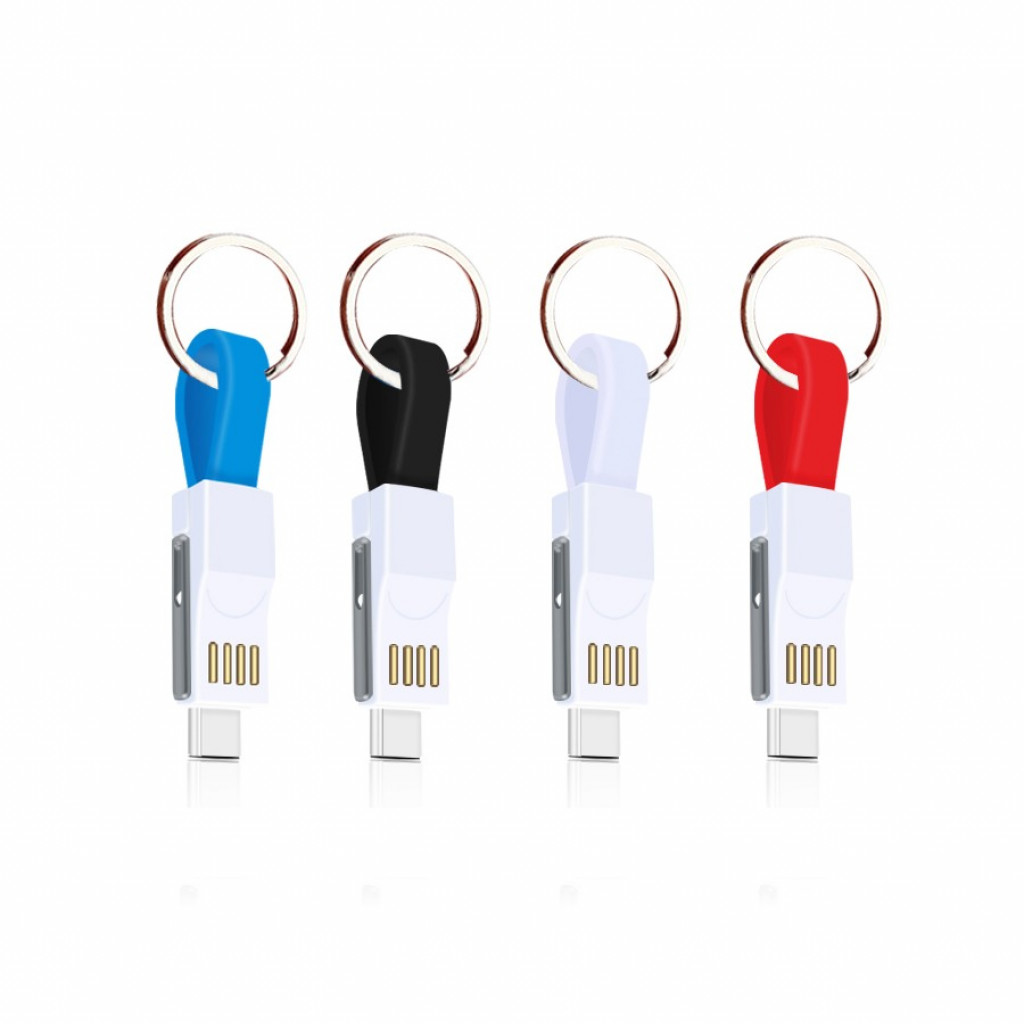 Кабель 3 в 1 Xiaomi Magnetic Keychain Cord White